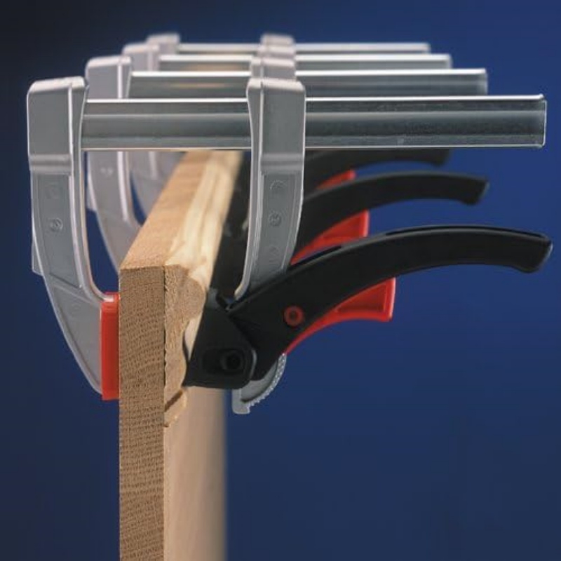 12 Inch Fast Action Ratchet Lever Clamp, Heavy Duty One-Handed Quick Release Clamp for Woodworking & Home Improvement