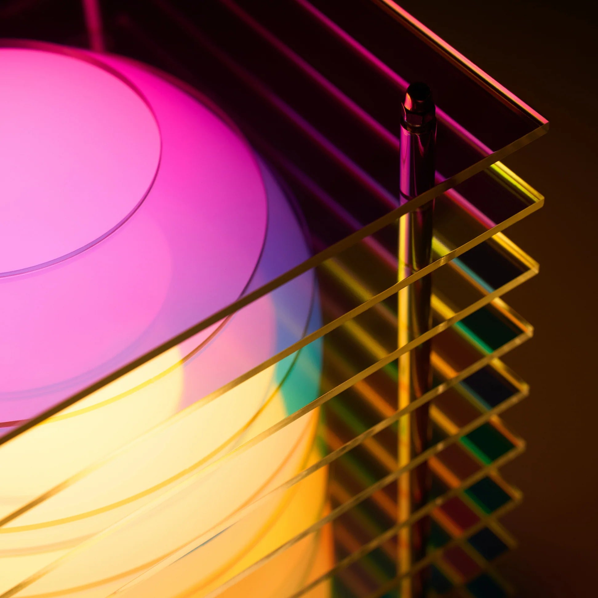 Futuristic Layered Table Lamp