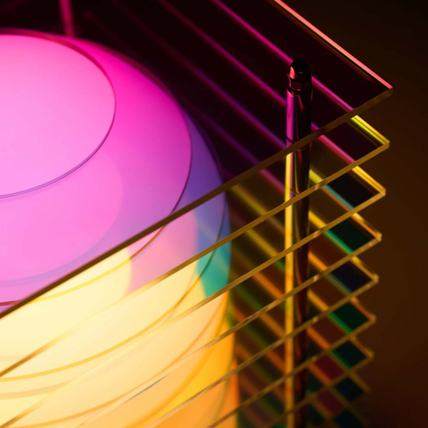 Futuristic Layered Table Lamp