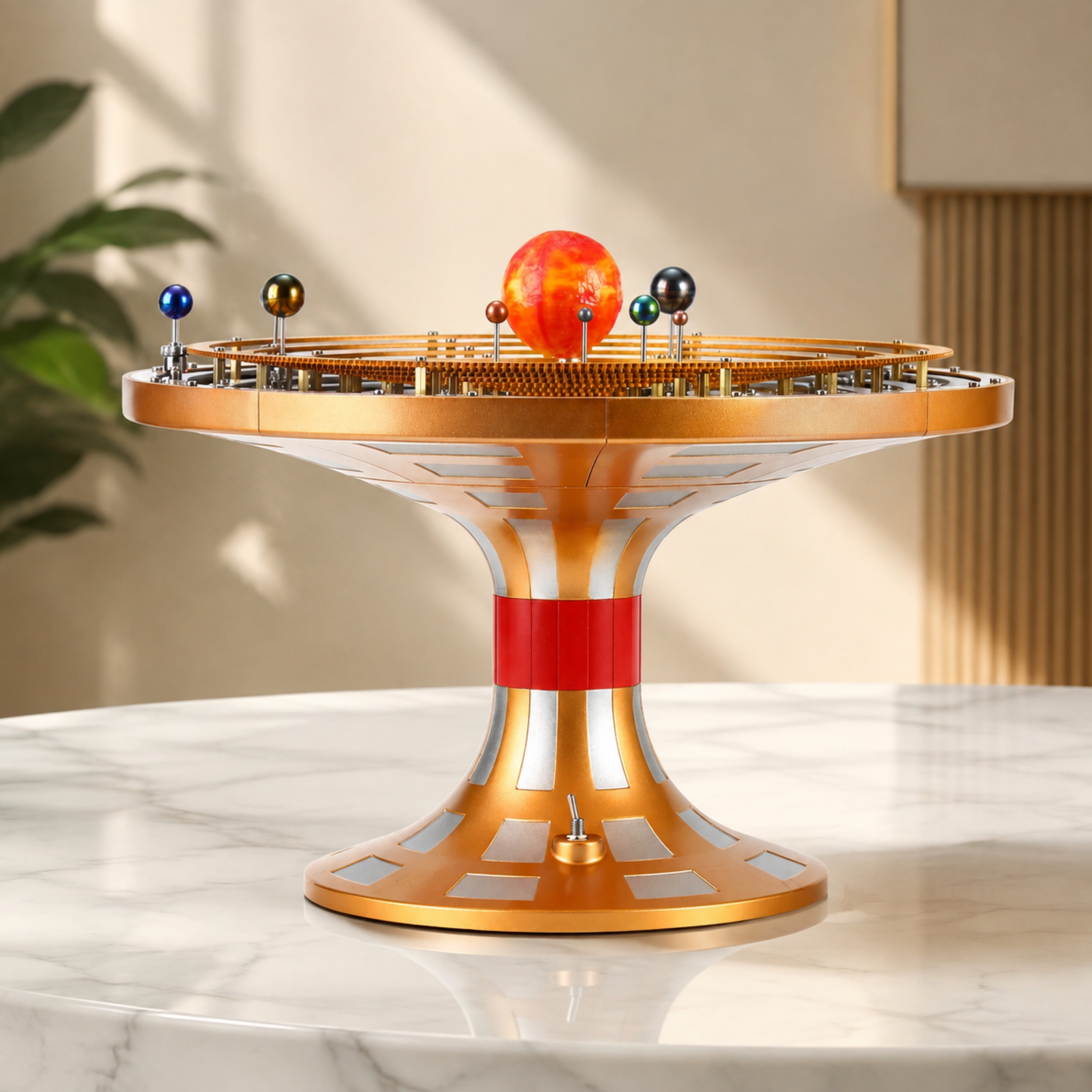 Solar System Planetarium Kit – 600+ Piece Mechanical Model with Gear‑Driven Planetary Motion