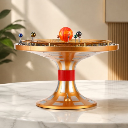 Solar System Planetarium Kit – 600+ Piece Mechanical Model with Gear‑Driven Planetary Motion