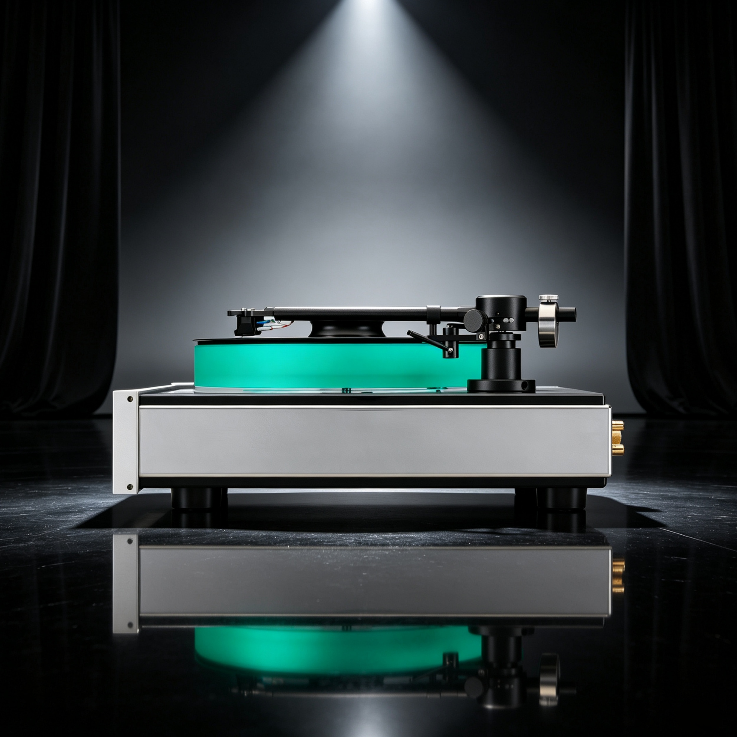 Precision Turntable – High‑Performance Belt‑Drive Record Player with Moving Magnet Cartridge