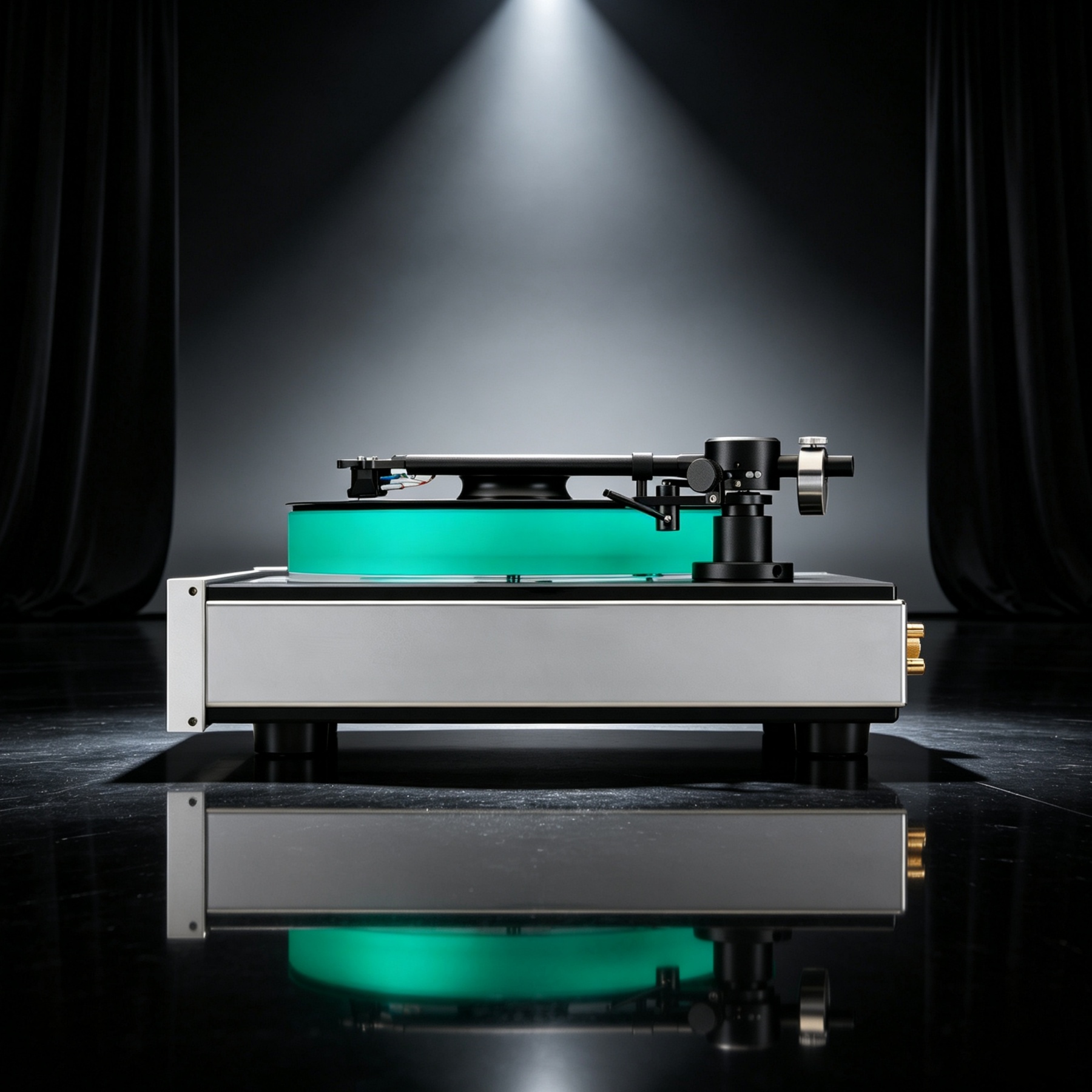 Precision Turntable – High‑Performance Belt‑Drive Record Player with Moving Magnet Cartridge