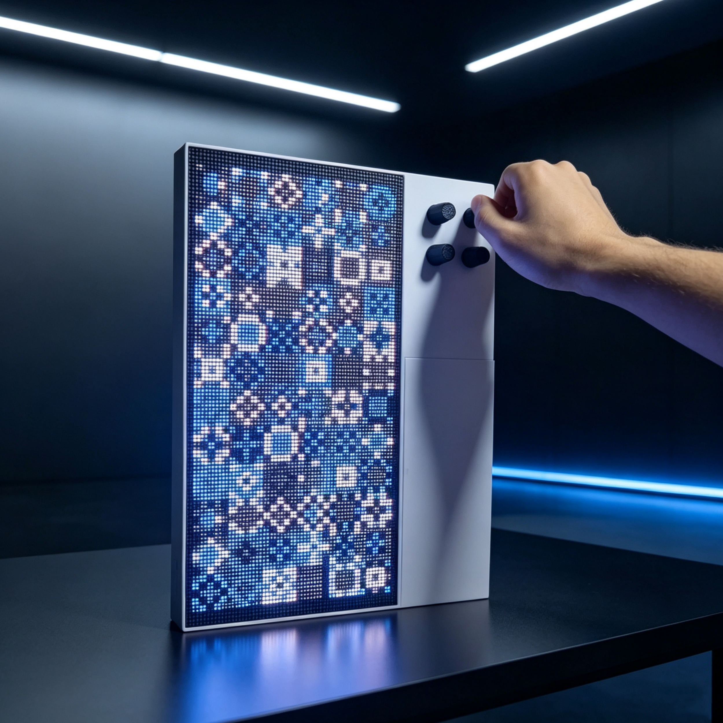 LED Synthesizer – Interactive Light & Pattern Controller with Open‑Source Visuals