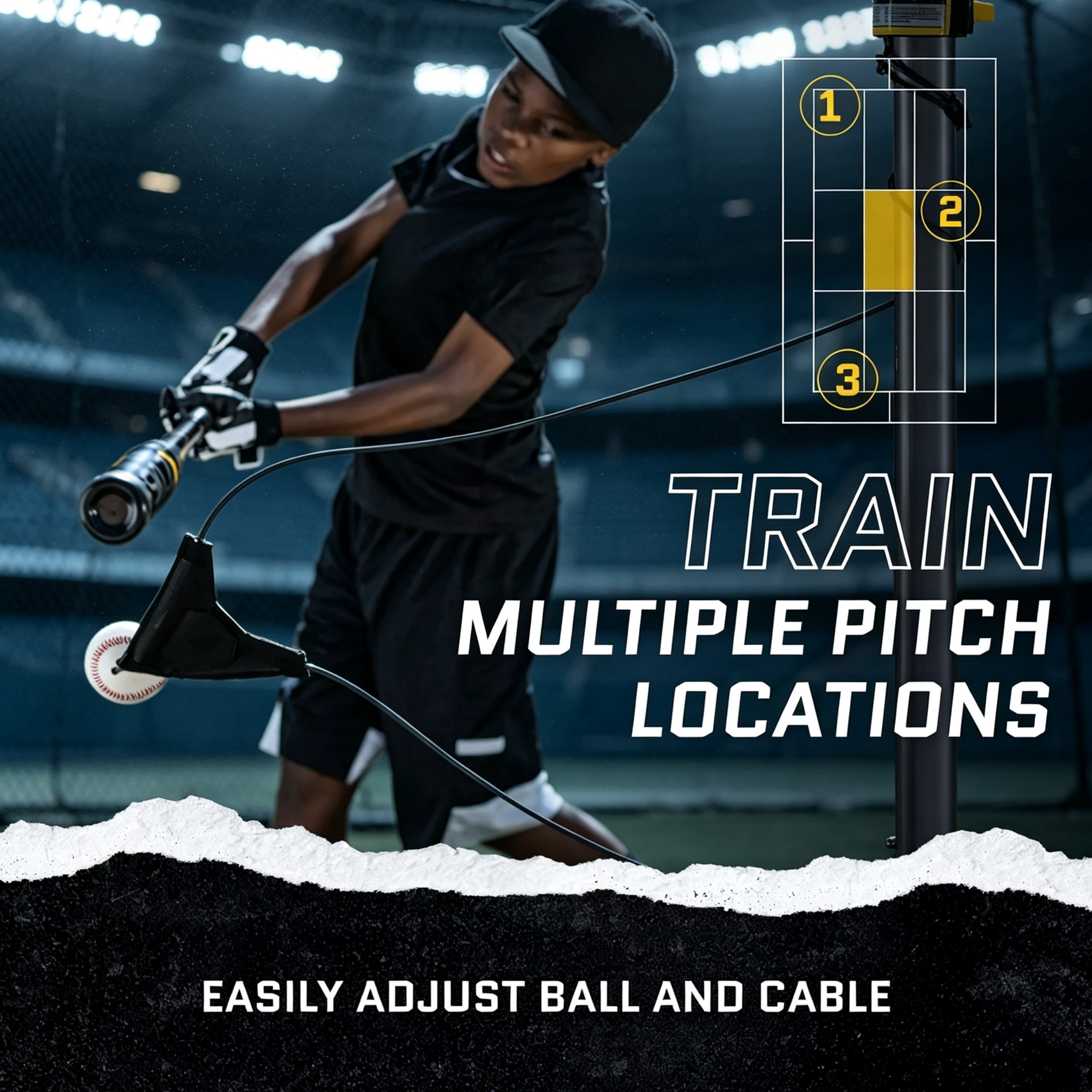 Baseball Portable Training Station – Pop‑Up Batting Practice System