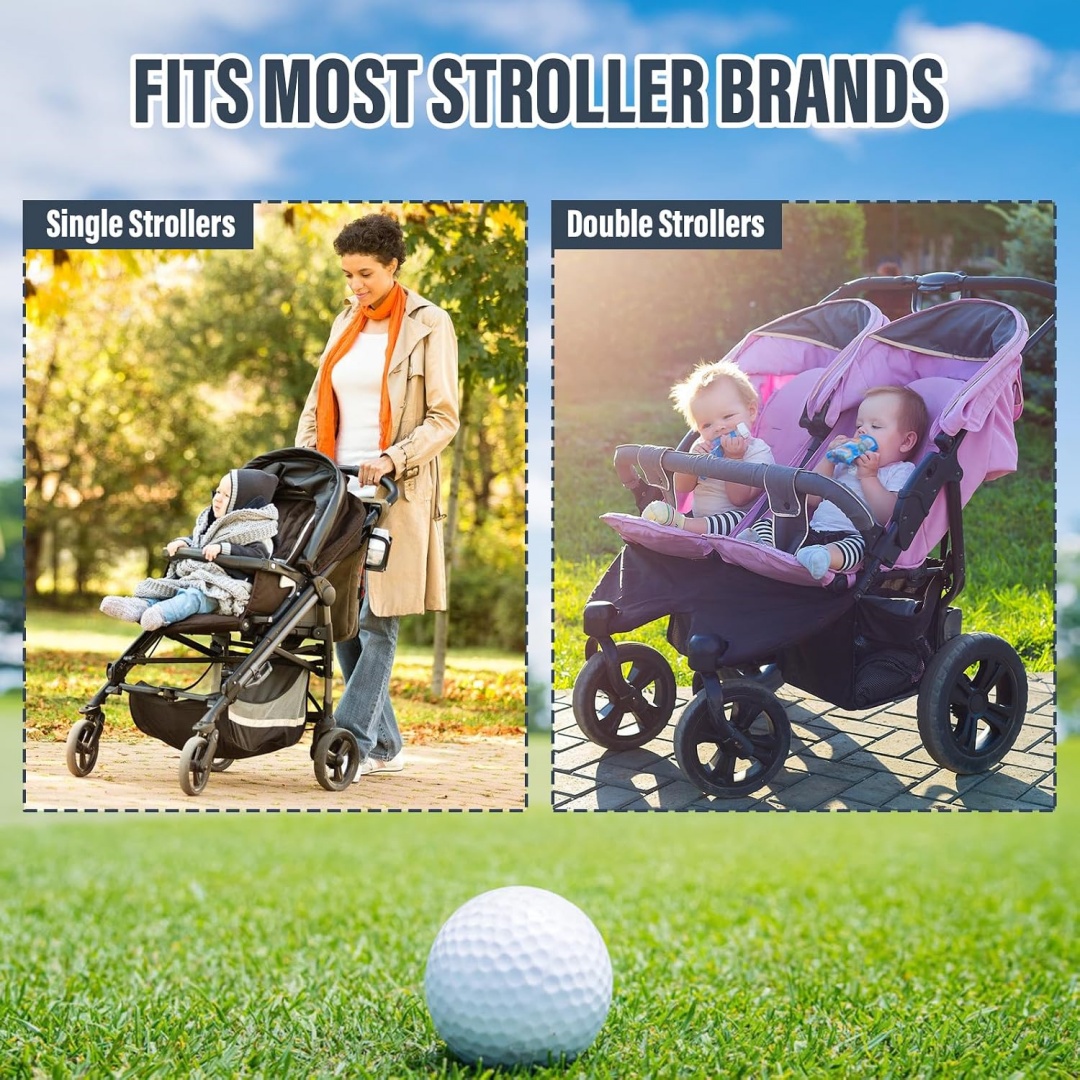 Steel Golf Club Holder for Strollers
