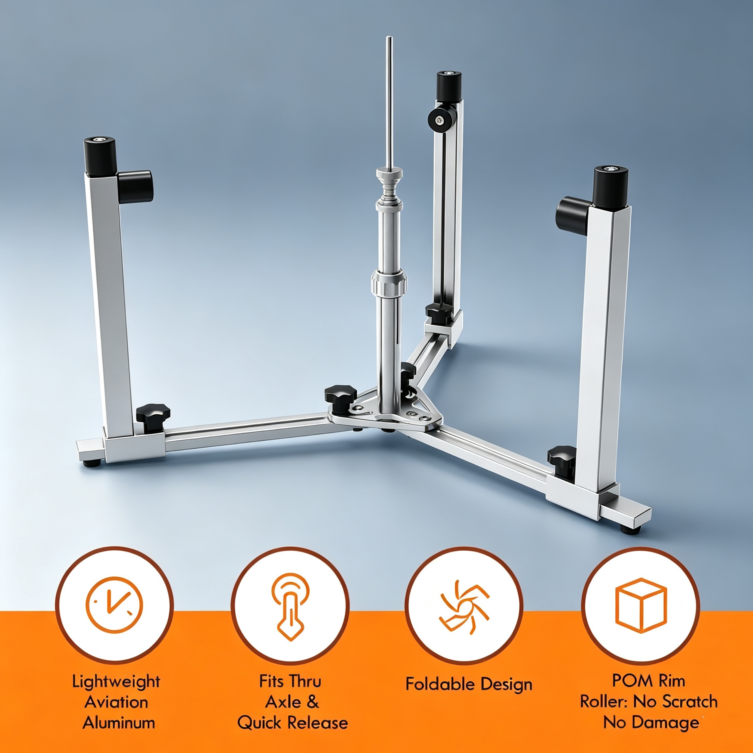 Bike Wheel Weaving Stand – Professional Wheel Tuning & Spoke Truing Tool