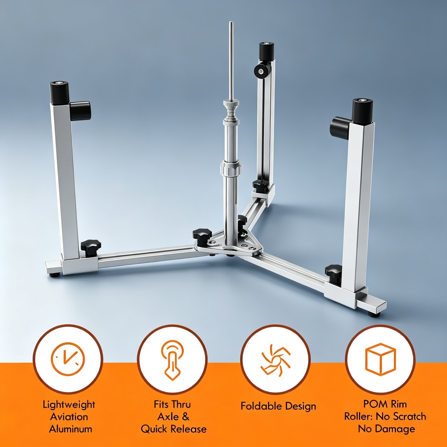 Bike Wheel Weaving Stand – Professional Wheel Tuning & Spoke Truing Tool