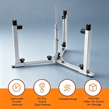 Bike Wheel Weaving Stand – Professional Wheel Tuning & Spoke Truing Tool