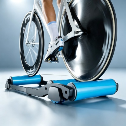Bike Trainer – Foldable Roller Trainer with Patented Swing System