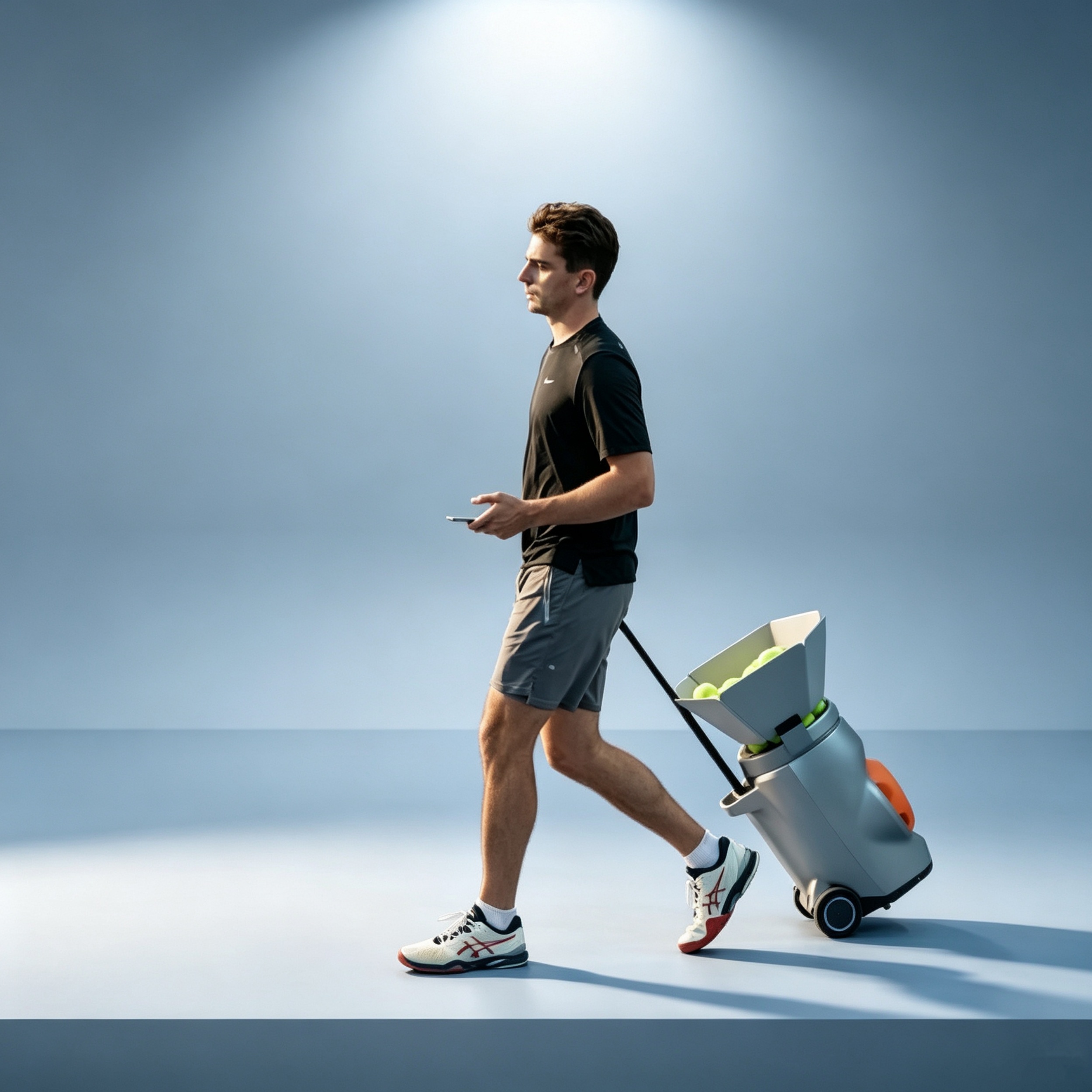 Tennis Ball Machine – Lightweight, 140 km/h, 238 Preset Drills with Voice Control
