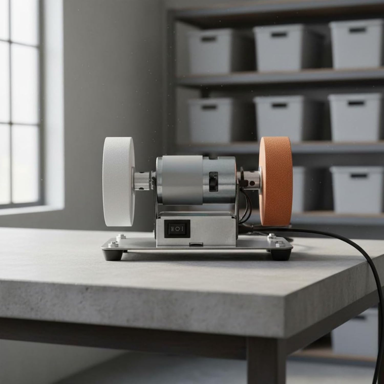 Electric Tabletop Grinder – Versatile Tool for Blade Care & Home Projects