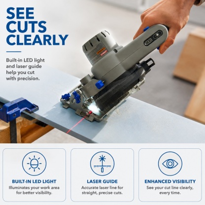 Portable Cutting Workstation – 4-in-1 Saw Station with 12V Brushless Circular Saw