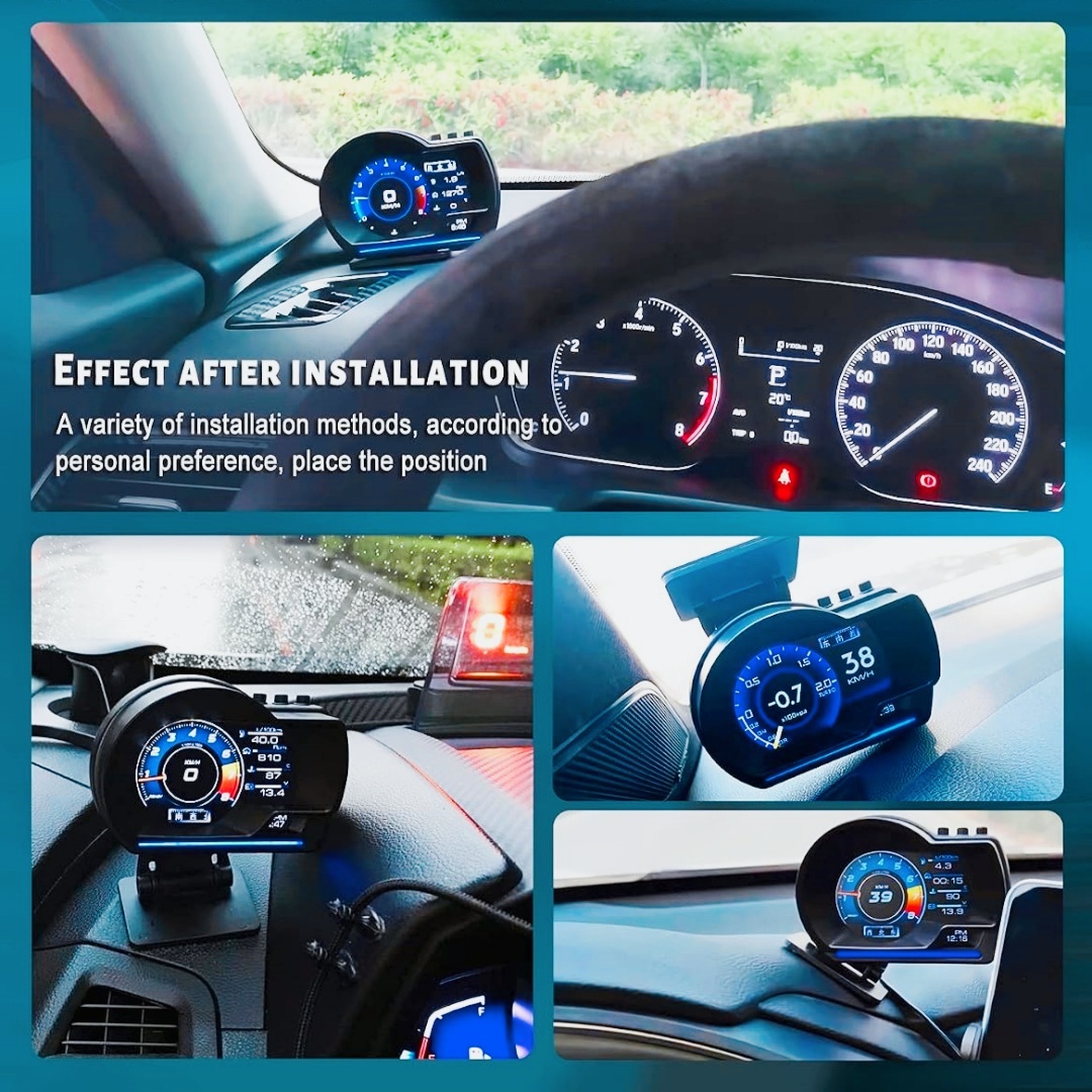 Smart Car Performance Display with Real-Time Vehicle Data
