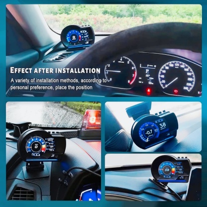 Smart Car Performance Display with Real-Time Vehicle Data