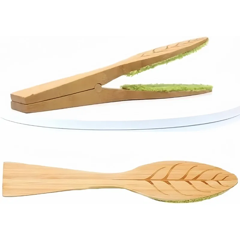 Leaf-Shaped Plant Cleaning Tongs – Dual-Side Dust Remover for Indoor & Outdoor Plants