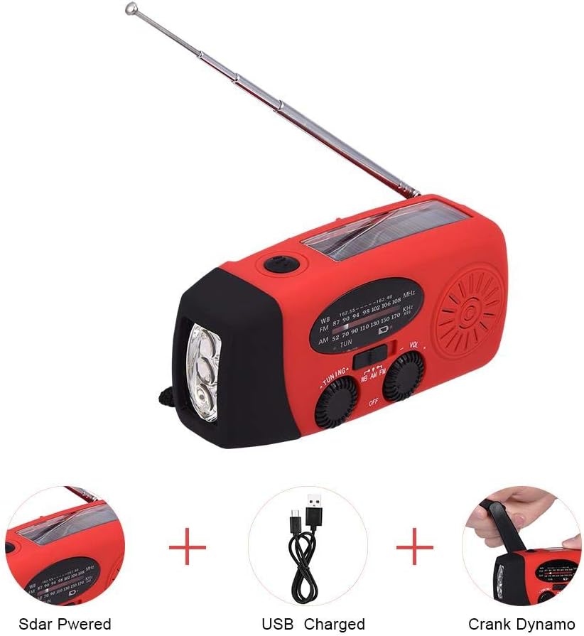 All-in-One Emergency Radio, Torch & Power Bank