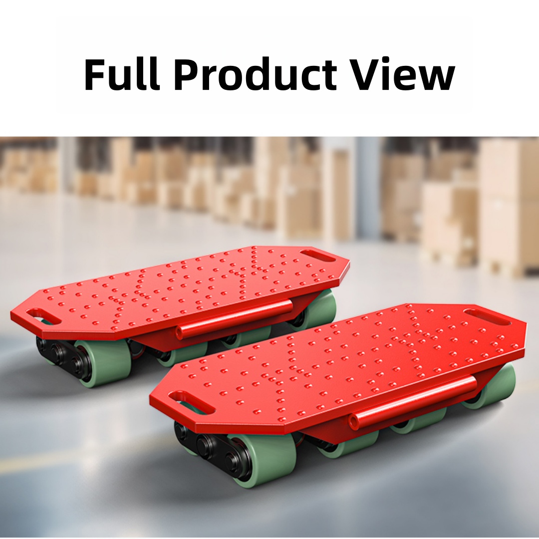 Rugged Moving Skates for Heavy Machinery – Gravel & Uneven Floor Ready