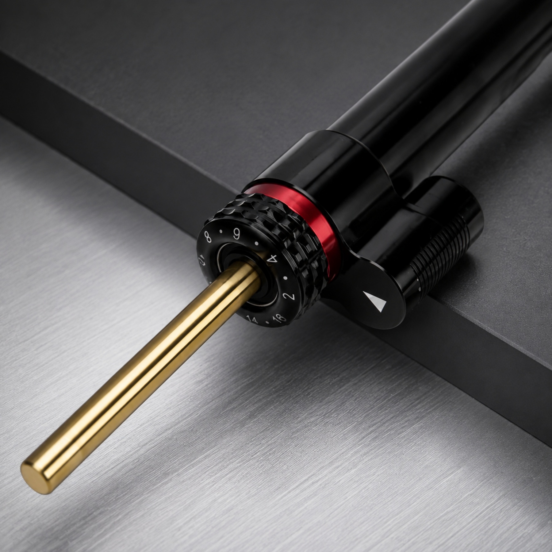 Universal Motorcycle Steering Damper – Adjustable Stabilizer with Carbon Fiber Finish
