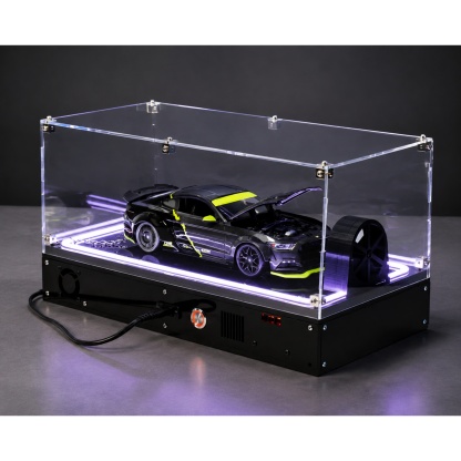 1:18 Scale Car Dynamometer – Interactive Display with Smoke Effect & RGB Control