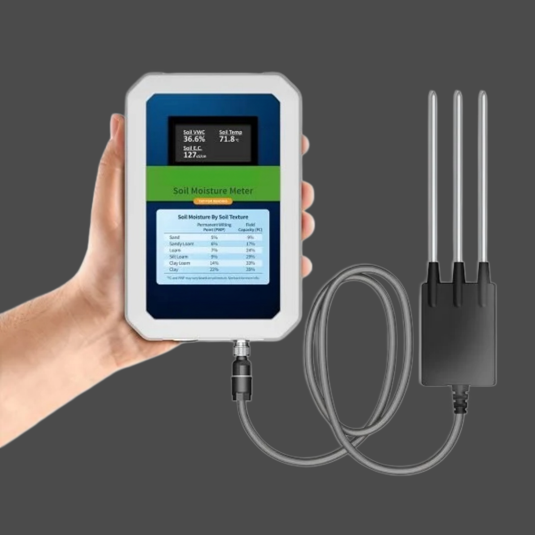 6-in-1 Soil Moisture & Environmental Monitor