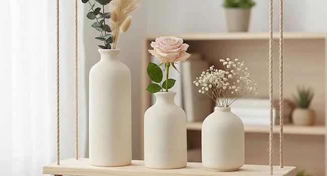 Beige Vase Set
