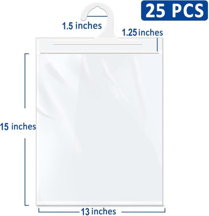 24 Pack Hanging Storage Bags