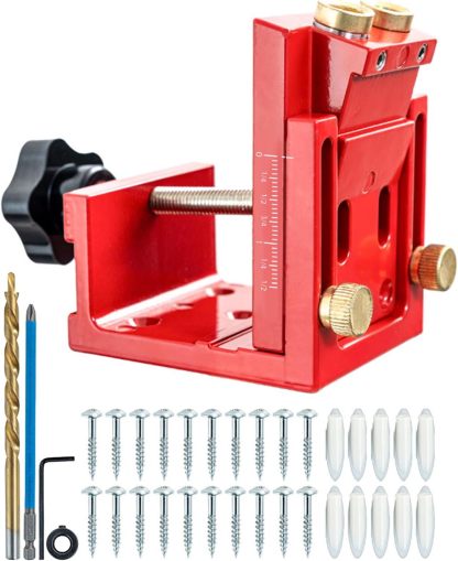 Adjustable Pocket Hole Jig Drill Guide