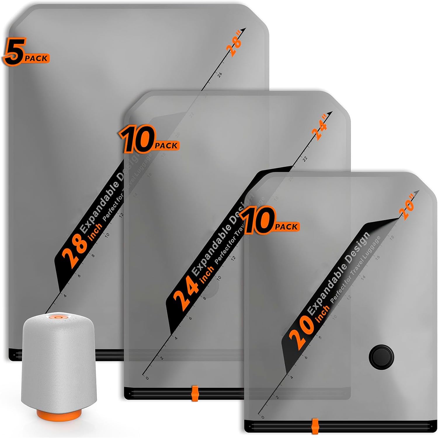Rechargeable Wireless Pump Travel Storage Bag Set
