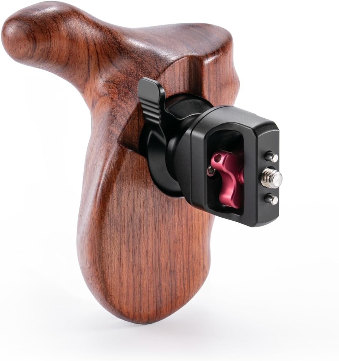 Aluminum & Walnut Handheld Camera Grip for Video Shooting