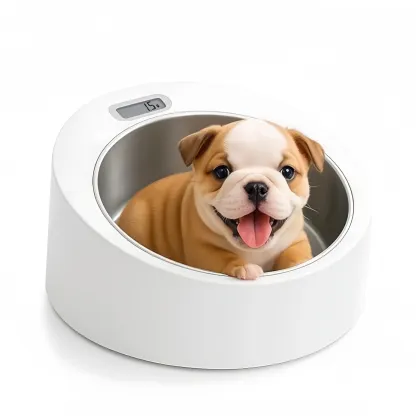 Digital Pet Scale – Removable Stainless Steel Bowl, Gram-Precise