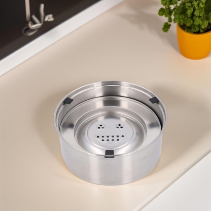 3L Pet Water Dispenser – Slow-Drinking Design with Detachable Stainless Steel Bowl