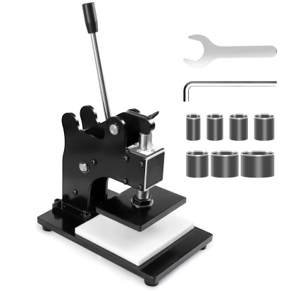 Manual Leather Cutting & Embossing Press Machine