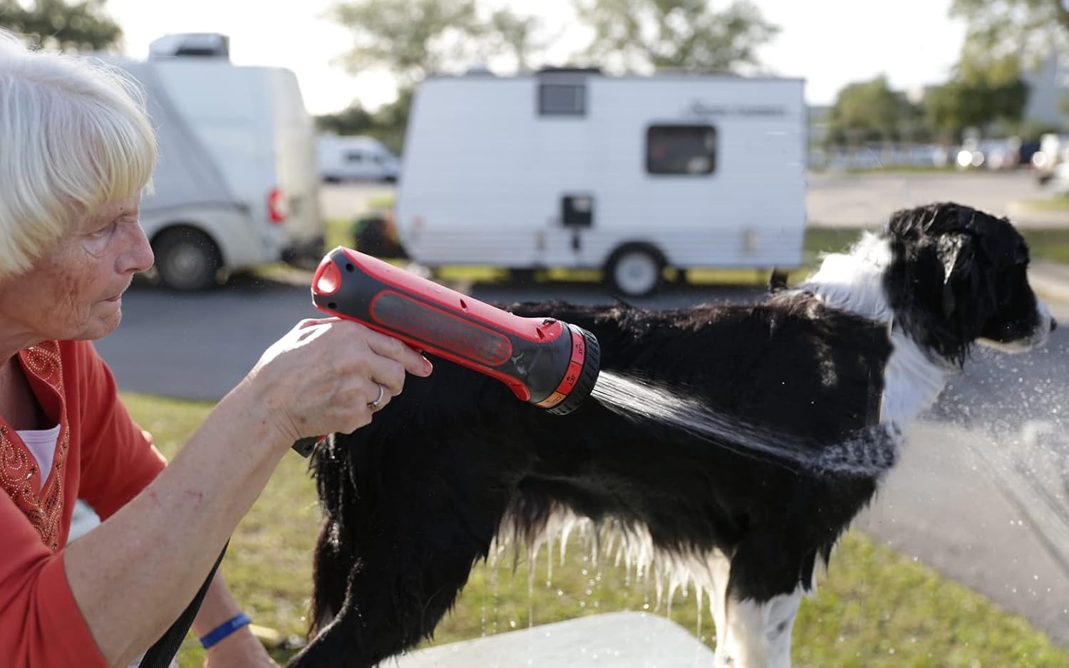 Portable Heated Water Hose Sprayer