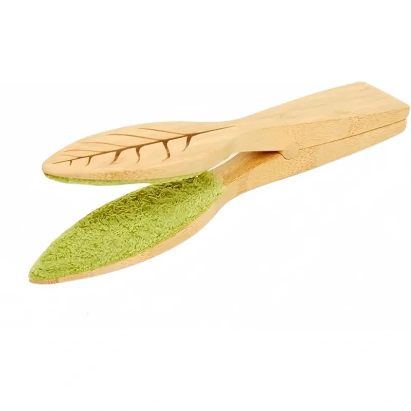 Leaf-Shaped Plant Cleaning Tongs – Dual-Side Dust Remover for Indoor & Outdoor Plants