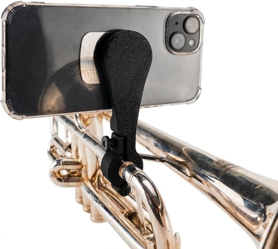 Magnetic Trumpet Mobile Phone Holder for Digital Sheet Music