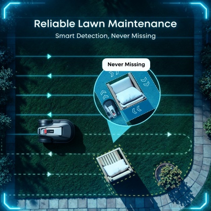 Robotic Lawn Mower – Automatic Mapping, Pure Visual Navigation for 0.2‑Acre Lawns