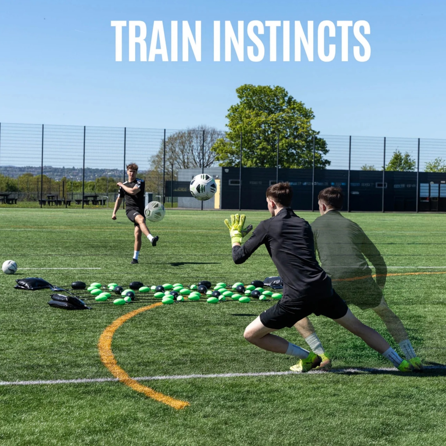 Goalkeeper Reaction Training Grid – Elite Ground Deflection Trainer