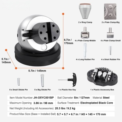 360° Rotating Ball Vise Engraving Tool