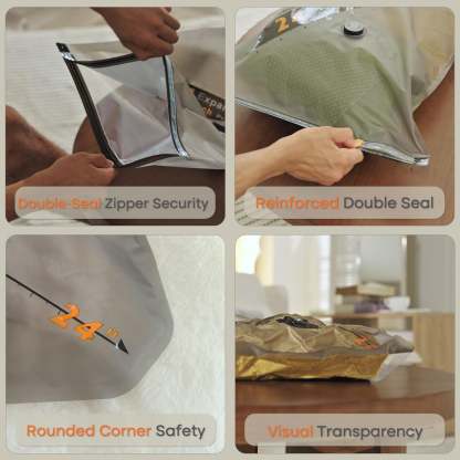 Rechargeable Wireless Pump Travel Storage Bag Set