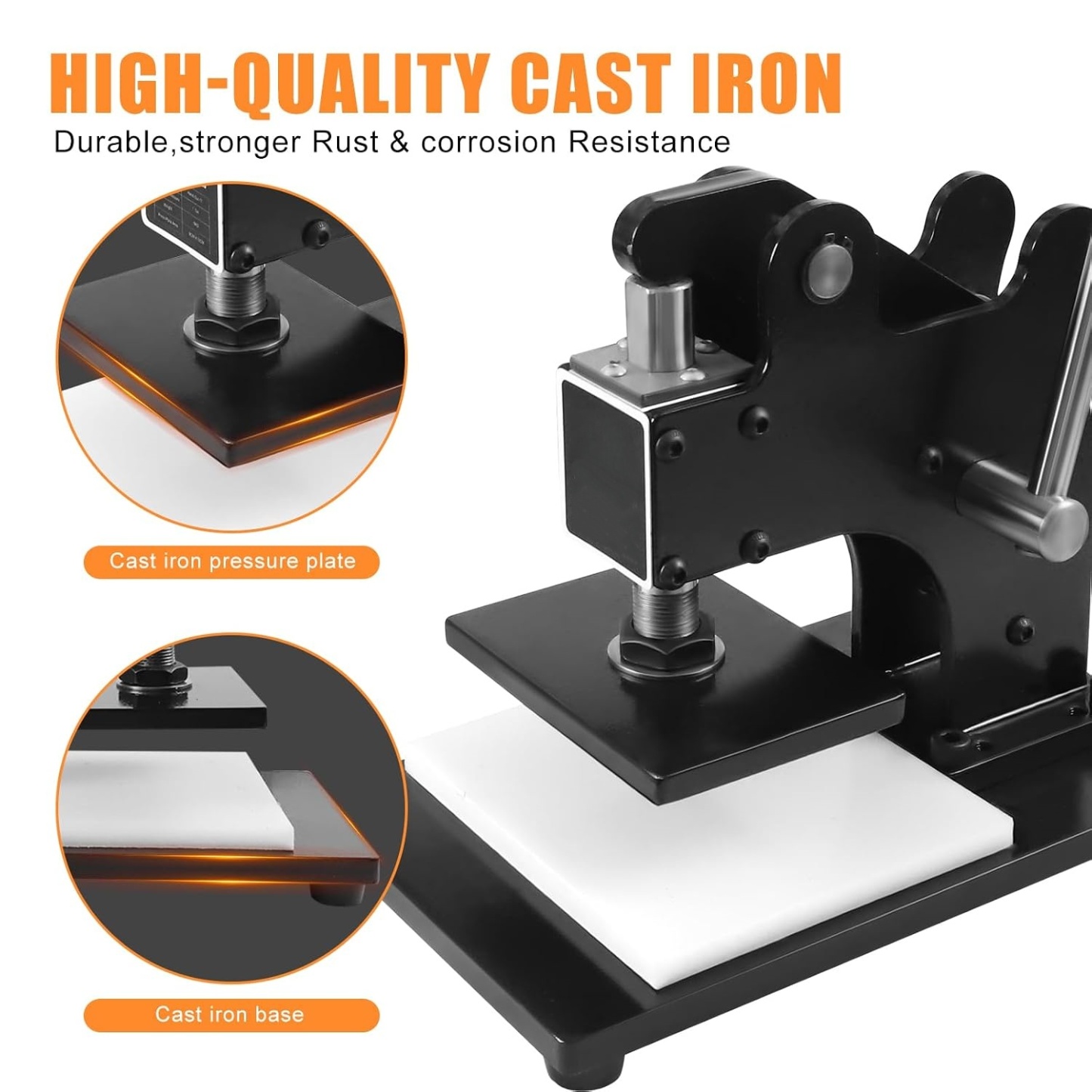 Manual Leather Cutting & Embossing Press Machine
