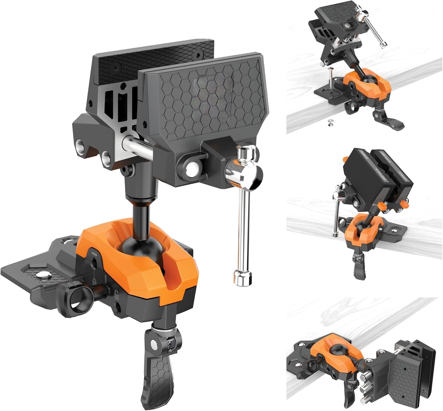 360° Rotating Multi-Purpose Bench Vise