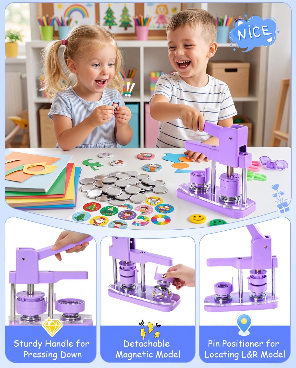 Button Maker Machine Kit