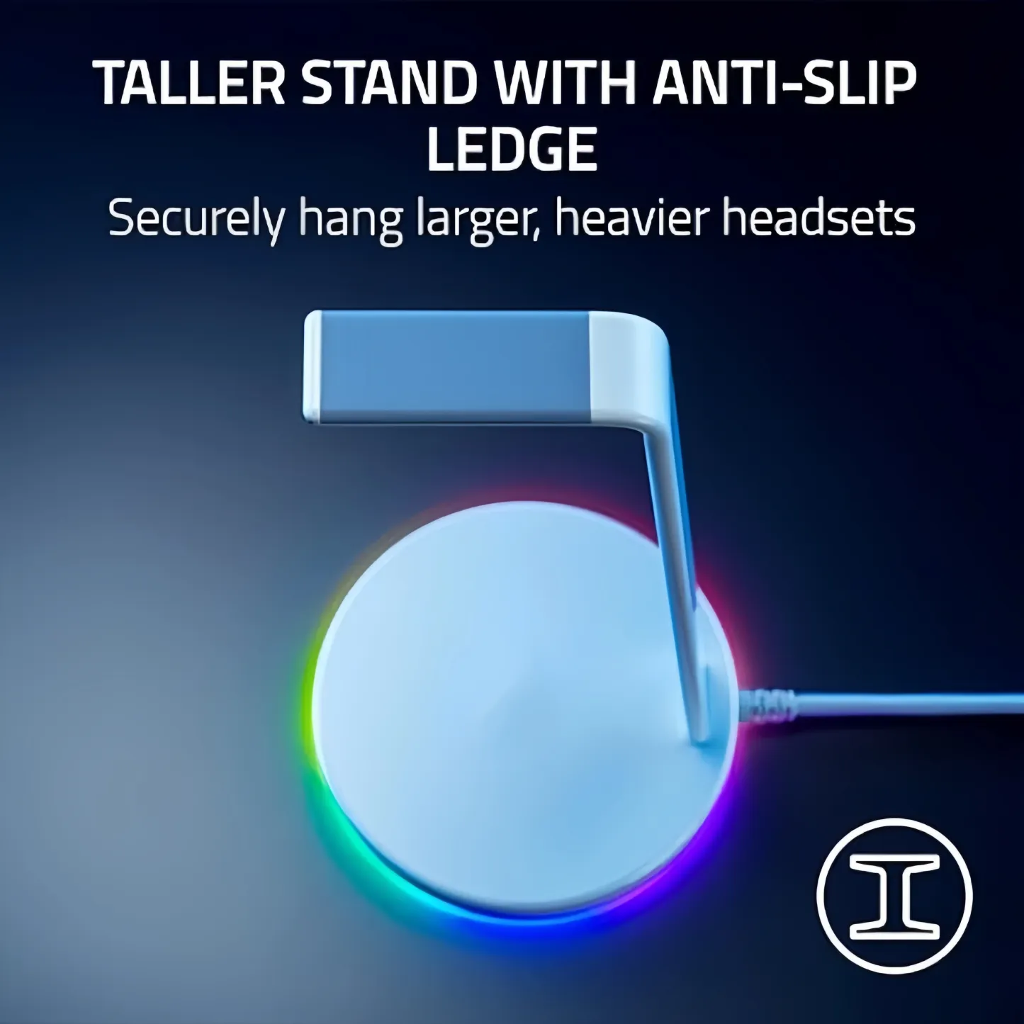 Aluminum Headset Stand – USB Hub, 7.1 Surround & RGB
