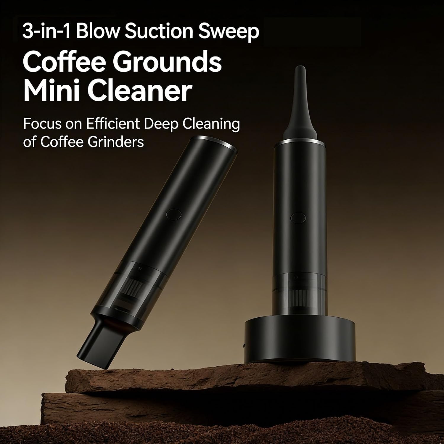 Portable Coffee Grinder Cleaning Vacuum Too