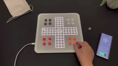 Rollable Interactive Digital Board Game System with Smart Display