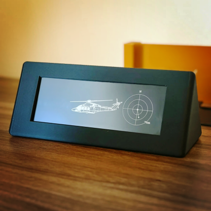 Desktop Flight Tracker Display with Live Aircraft Data