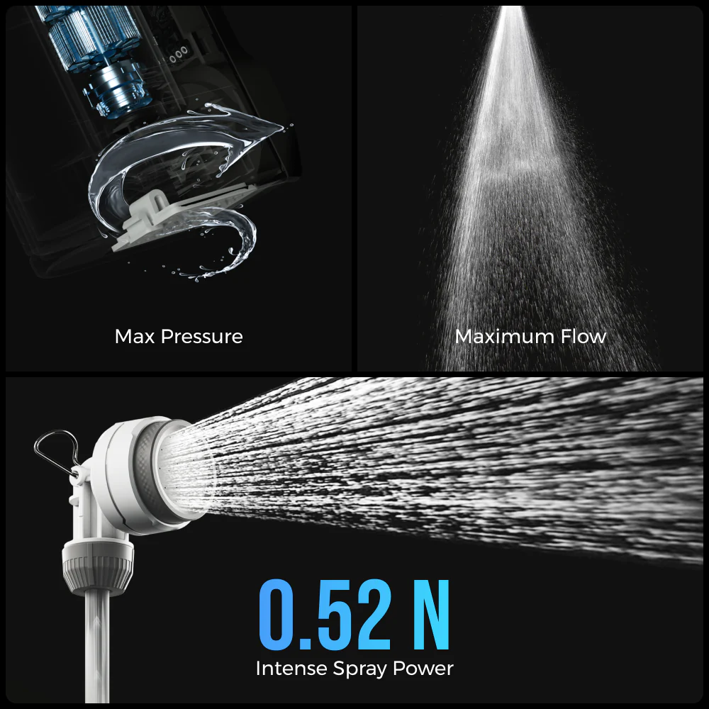 Electric Outdoor Shower Bag System for Camping and Hiking