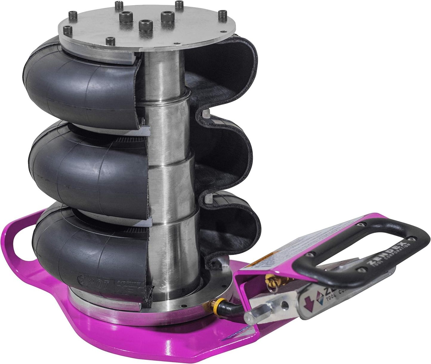 Triple Air Bag Air Powered Car Lifting Jack 2 Ton Capacity