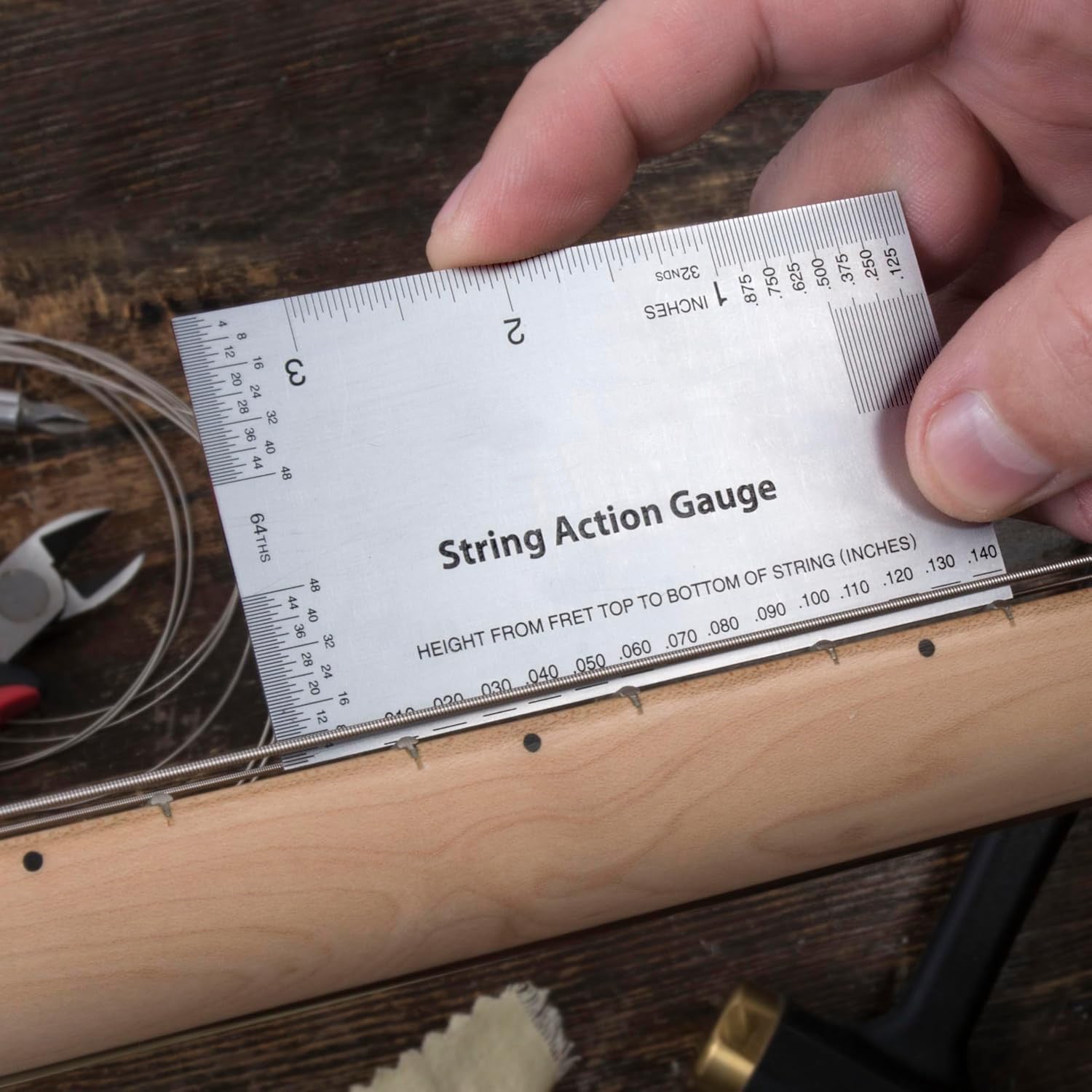 Guitar String Under-Radius Gauge Set
